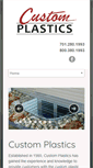 Mobile Screenshot of customplasticsfargo.com
